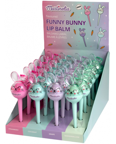 Детски балсам за устни Martinelia - Funny Bunny, заек, асортимент - 1