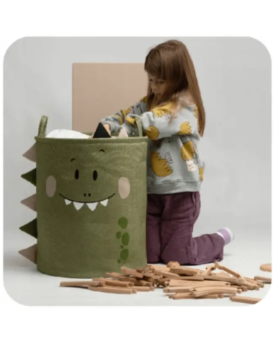 Детска кошница за съхранение на играчки Sipo - Dino Premium XXL, 63 l - 4