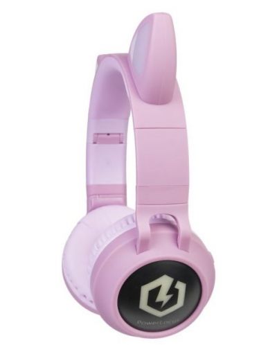 Детски слушалки PowerLocus - Buddy Ears, безжични, розови - 2
