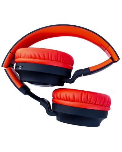 Детски слушалки PowerLocus - Buddy, безжични, черни/червени - 2