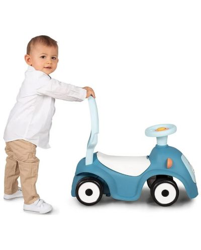 Детска кола за бутане Smoby - синя - 5