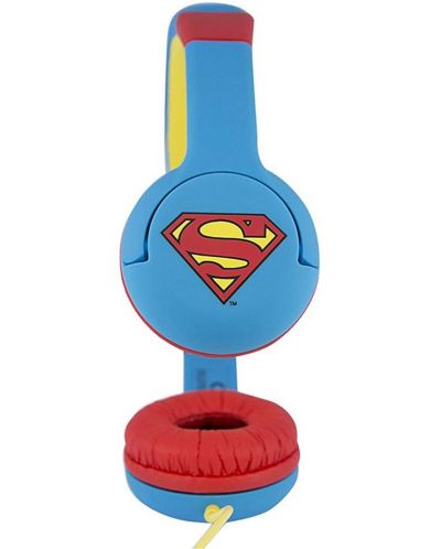 Детски слушалки OTL Technologies - Superman, сини - 2