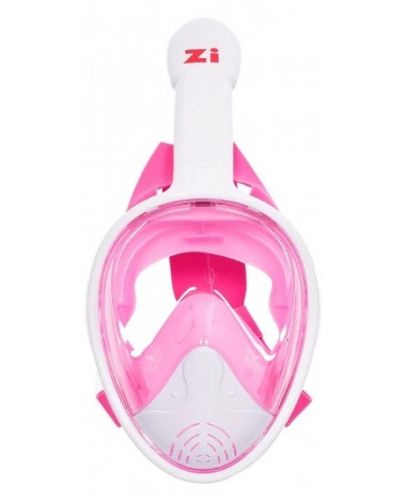 Детска цяла маска за шнорхелинг Zizito - размер XS, розова - 2