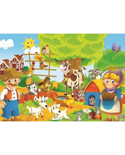 Детски пъзел Art Puzzle 2 в 1 - Живот във фермата - 3