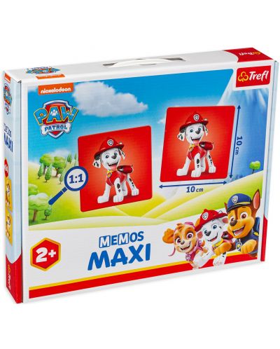 Детска мемори игра Memos Maxi - Пес Патрул - 1
