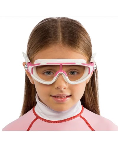 Детски очила за плуване Cressi - Baloo, розови/бели - 3