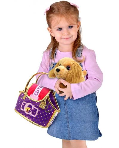 Детска играчка Cutekins - Куче с чанта Valerie - 3