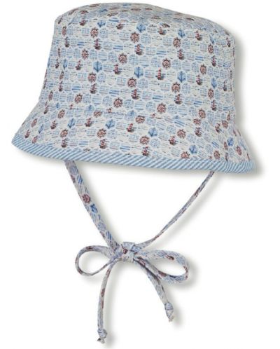 Детска лятна шапка с UV 15+ защита  Sterntaler - С две лица, 45 cm, 6-9 месеца - 1