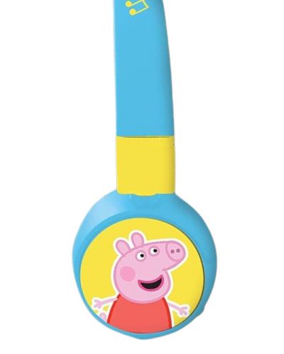 Детски слушалки Lexibook - Peppa Pig HPBT010PP, безжични, сини - 4