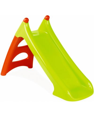 Детска пързалка Smoby, зелено и червено - 1