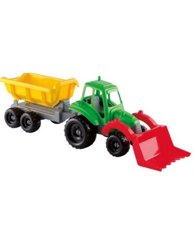 Детска играчка Ecoiffier - Трактор с ремарке - 1