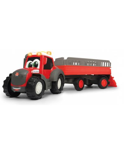 Детска играчка Simba Toys ABC - Трактор с ремарке и конче, със звук и светлина - 2