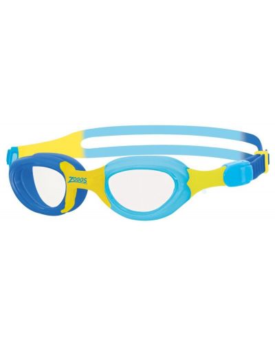 Детски очила за плуване Zoggs -  Little Super Seal , 0-6 години, сини/жълти - 1