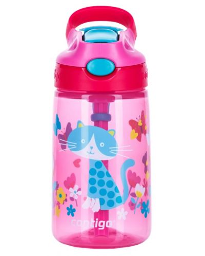 Детска бутилка за вода Contigo Gizmo Flip - котка, 420 ml - 1