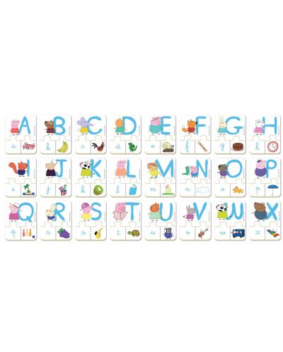 Детски пъзел Educa - Уча азбуката с Пепа - 2