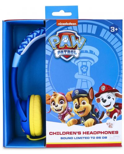 Детски слушалки OTL Technologies - PAW Patrol Chase, сини - 3