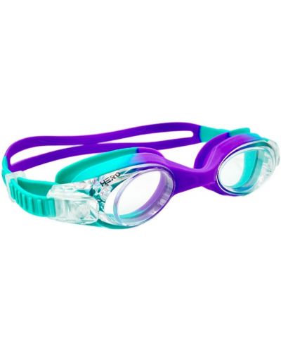 Детски очила за плуване HERO - Kido, лилави/сини - 1