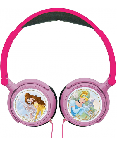 Детски слушалки Lexibook - Princess HP010DP, розови - 2