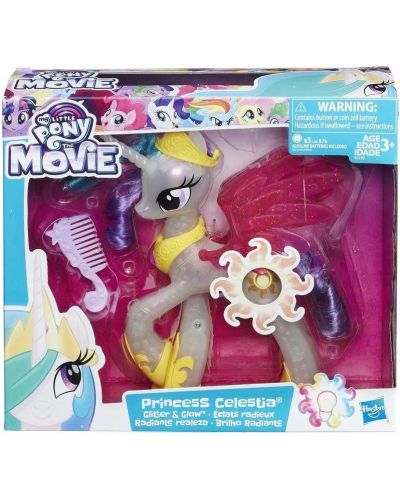 Детска играчка Hasbro My Little Pony - Селестия, блестящо пони - 1