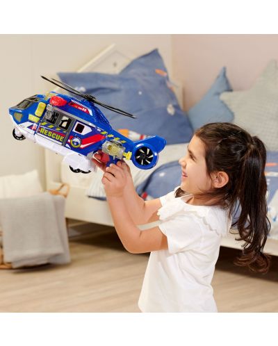 Детска играчка Dickie Toys - Спасителен хеликоптер, със звуци и светлини - 3
