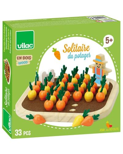 Детска игра за подреждане Vilac - Зеленчукова градина - 1