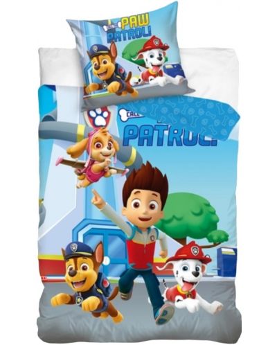 Детски спален комплект Sonne - Happy Paw Patrol, 2 части - 1