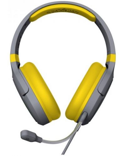 Детски слушалки OTL Technologies - Pro G1 Pikachu, сиви/жълти - 3