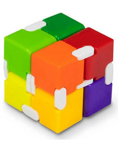 Детска играчка Kikkerland - Безкраен куб - 1