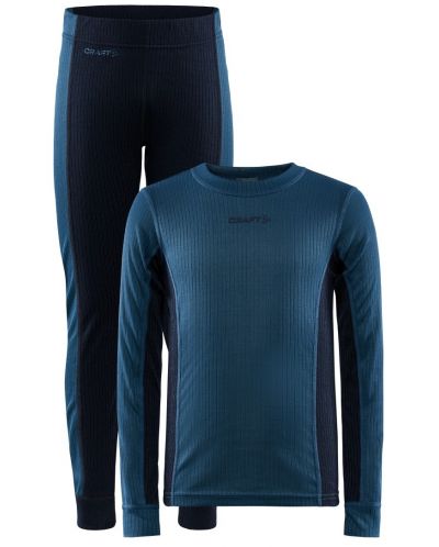 Детско термобельо Craft - Core Dry Baselayer , син - 1