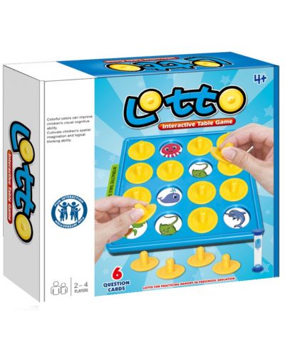 Детска игра за памет Kingso - Лото - 1