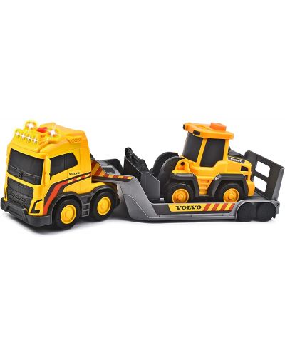 Детска играчка Dickie Toys - Камион Volvo с ремарке и трактор - 1
