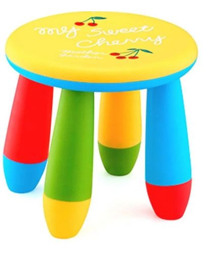 Детско столче Sonne - Черешка, жълто - 1