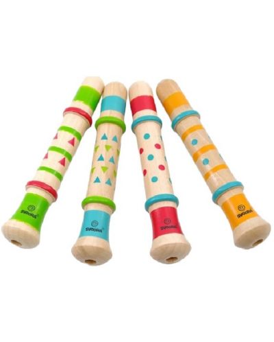Детска дървена свирка Svoora - Звук на патица, асортимент - 1