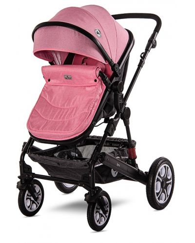 Детска комбинирана количка 3в1 Lorelli - Lora Set, розова - 5