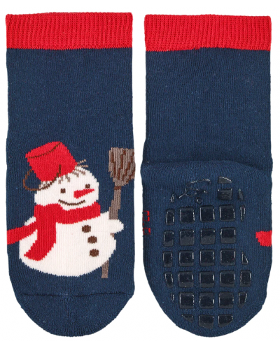 Детски чорапи с бутончета Sterntaler - Коледа, 2 чифта, 23/24, 2-3 години - 3