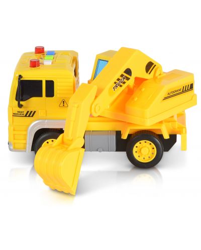Детска играчка Moni Toys - Камион с лопата, звук и светлини, 1:20 - 4