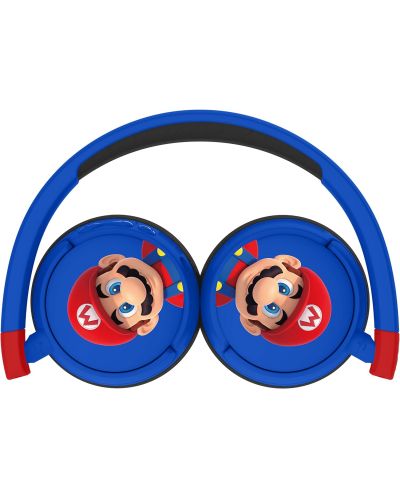 Детски слушалки OTL Technologies - Super Mario, безжични, сини - 3
