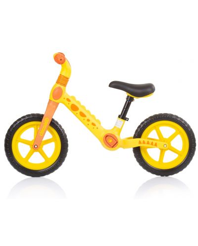 Детско колело за баланс Chipolino - Дино, жълто и оранжево - 2
