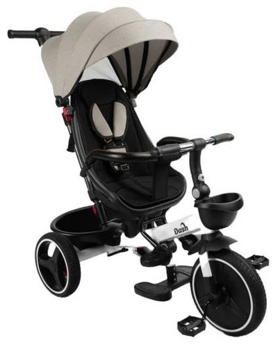 Детска триколка Caretero Toyz - Dash, сива - 1