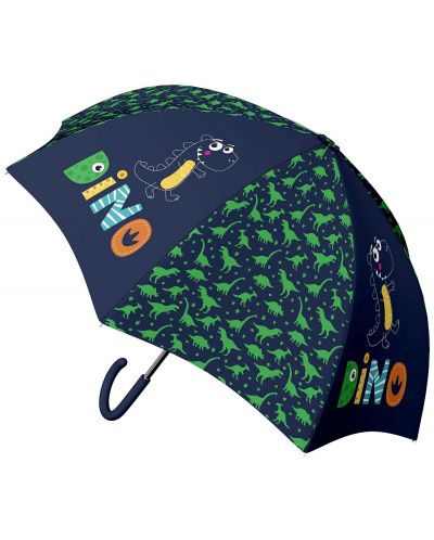 Детски чадър S. Cool - Dino, автоматичен, 48.5 cm - 1