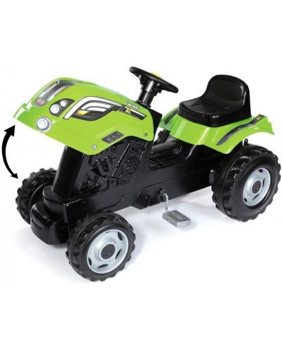 Детски трактор с педали Smoby - Farmer XL, зелен - 2