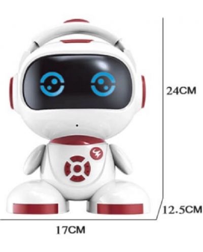 Детски робот Sonne - Boron, с инфраред задвижване, червен - 4