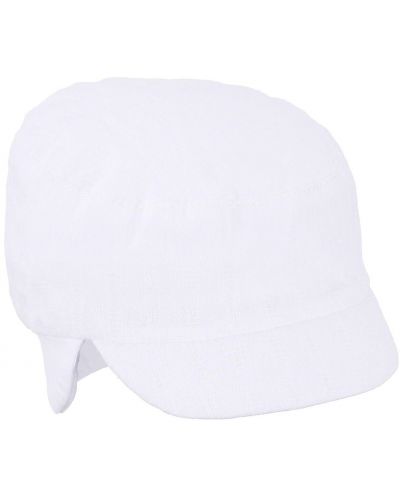 Детска лятна шапка с UV 50+ защита Sterntaler - 49 cm, 12-18 месеца, бяла - 2
