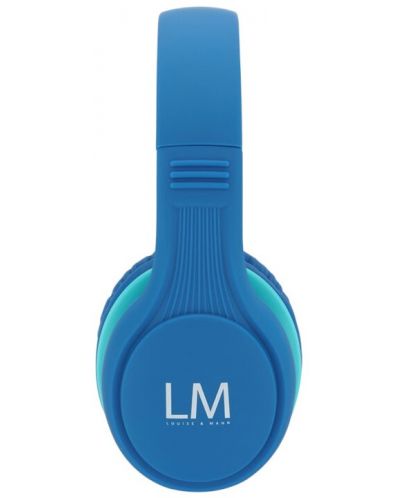 Детски слушалки PowerLocus - Louise&Mann K1 Kids, безжични, сини - 6