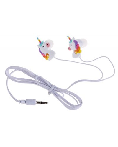 Детски слушалки с микрофон I-Total - Unicron Collection 11106, бели - 1