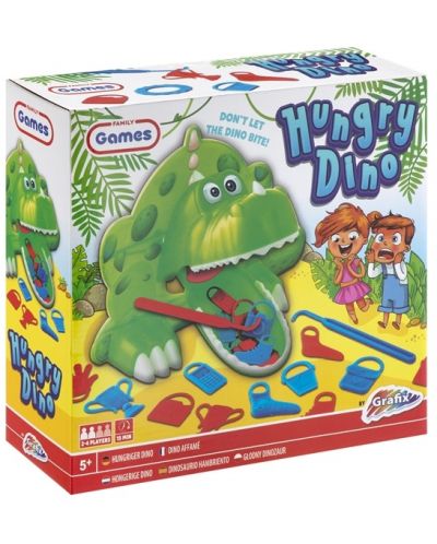 Детска игра Grafix - Гладният динозавър - 1