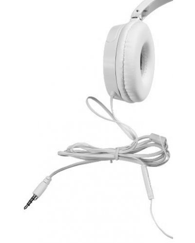 Детски слушалки с микрофон I-Total - Unicorn Collection 11107, бели - 3