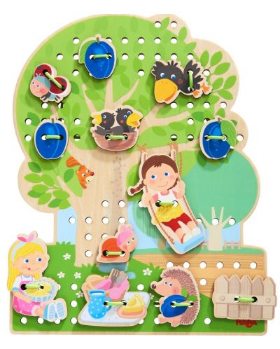 Детска игра за нанизване Нaba - Овощна градина - 3