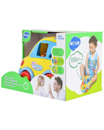 Детски музикален сортер Hola Toys - Smart bus - 5