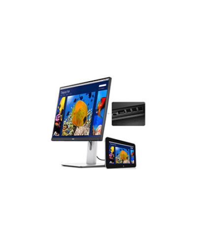 Dell U2414H, 23.8" Full HD LED, IPS Panel Anti-Glare, UltraSharp, 8ms, 2000000:1 DCR, 250 cd/m2, 1920x1080, 4xUSB, HDMI, MHL, DisplayPort, Height Adjustable, Pivot, Swivel, Black - 1